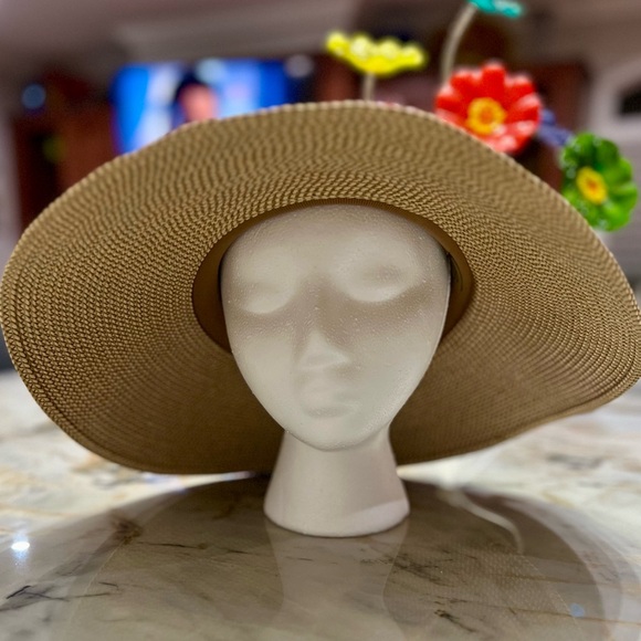 ERIC JAVITS HAMPTON STRAW SUN HAT - Picture 10 of 10